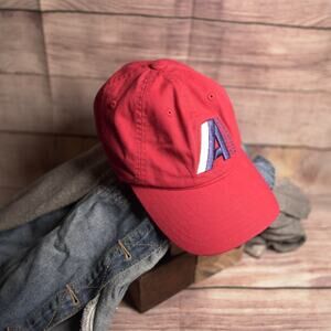 Aeropostale Womens Ball Cap Adjustable Red Cotton One Size A Logo New York 87